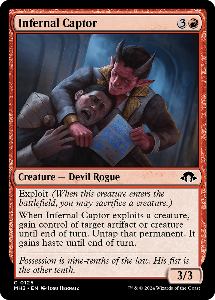 Infernal Captor [Modern Horizons 3] | The Clever Kobold