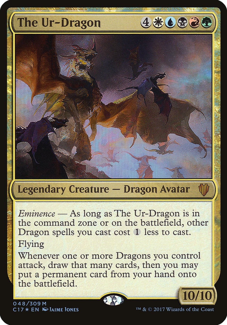 The Ur-Dragon (Oversized) [Commander 2017 Oversized] | The Clever Kobold