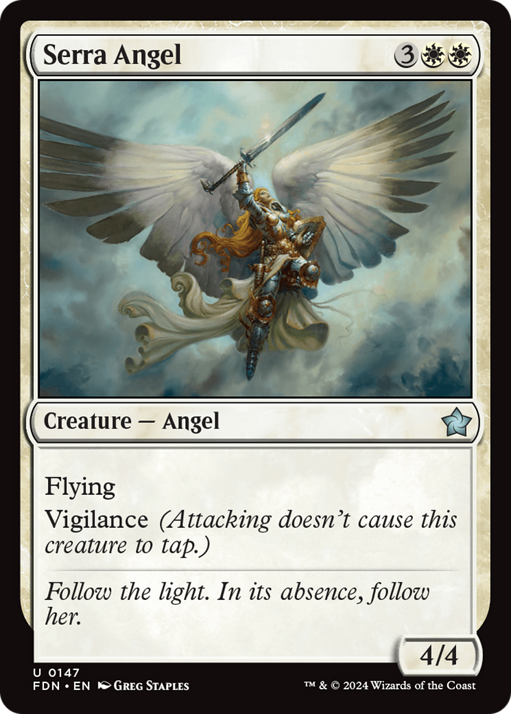 Serra Angel [Foundations] | The Clever Kobold