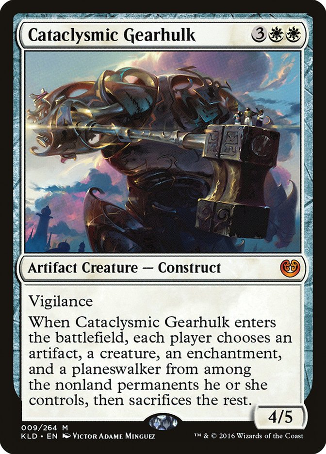 Cataclysmic Gearhulk [Kaladesh] | The Clever Kobold