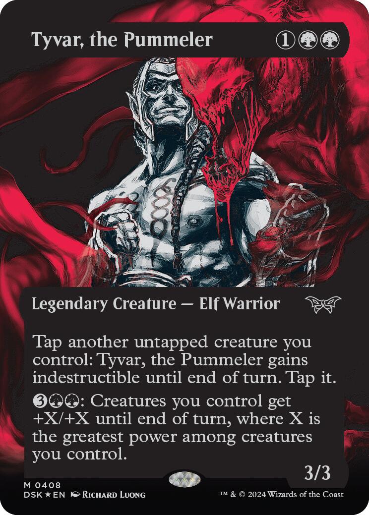Tyvar, the Pummeler (Showcase) (Textured Foil) [DSK - 408]