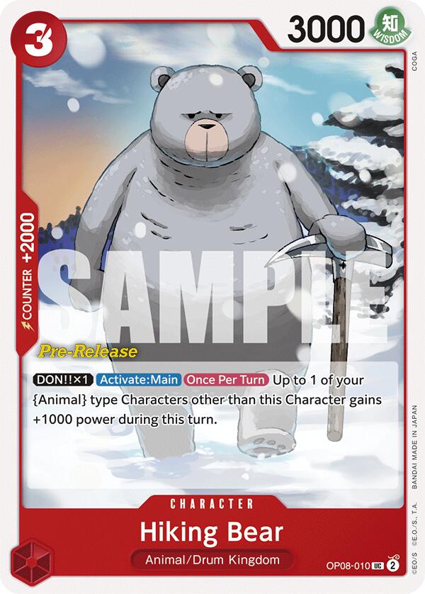 Hiking Bear [OP08 PRE - OP08-010]