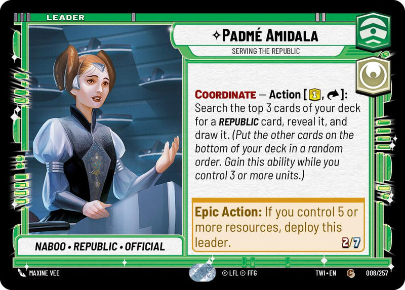 Padmé Amidala - Serving the Republic [TWI - 008/257]