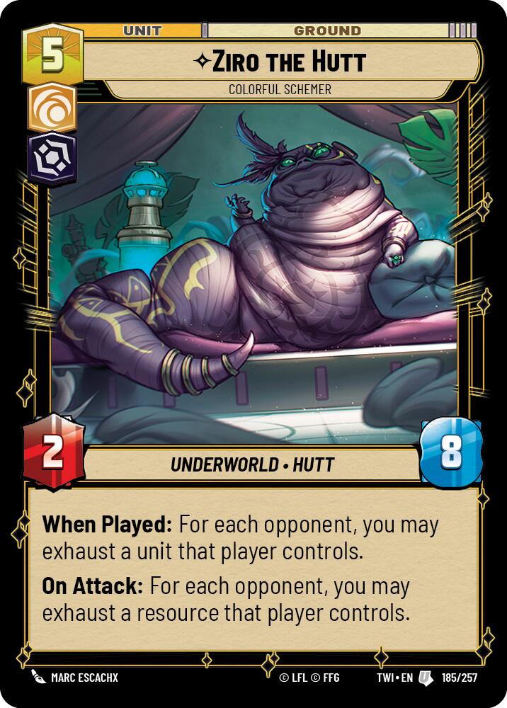 Ziro the Hutt - Colorful Schemer [TWI - 185/257]