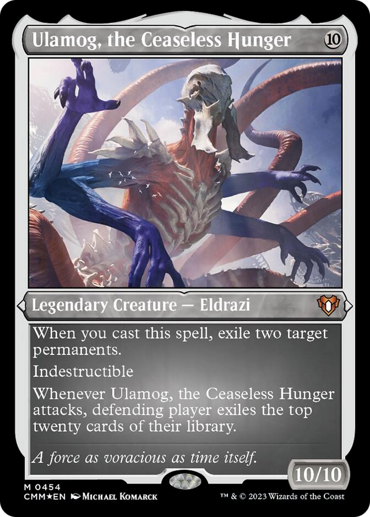 Ulamog, the Ceaseless Hunger (Foil Etched) [Commander Masters] | The Clever Kobold