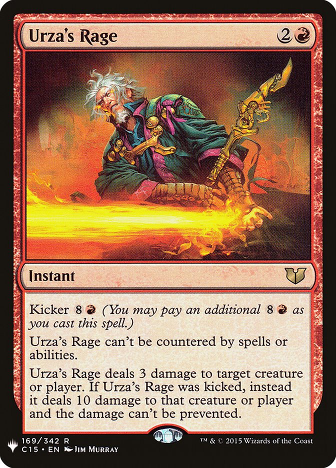 Urza's Rage [The List] | The Clever Kobold