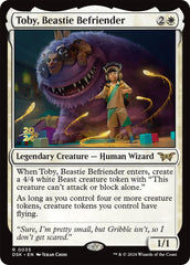 Toby, Beastie Befriender [Duskmourn: House of Horror Prerelease Promos] | The Clever Kobold