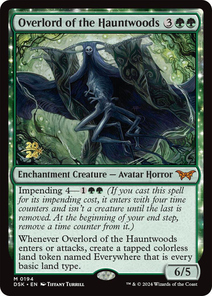 Overlord of the Hauntwoods [Duskmourn: House of Horror Prerelease Promos] | The Clever Kobold