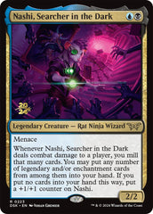 Nashi, Searcher in the Dark [Duskmourn: House of Horror Prerelease Promos] | The Clever Kobold