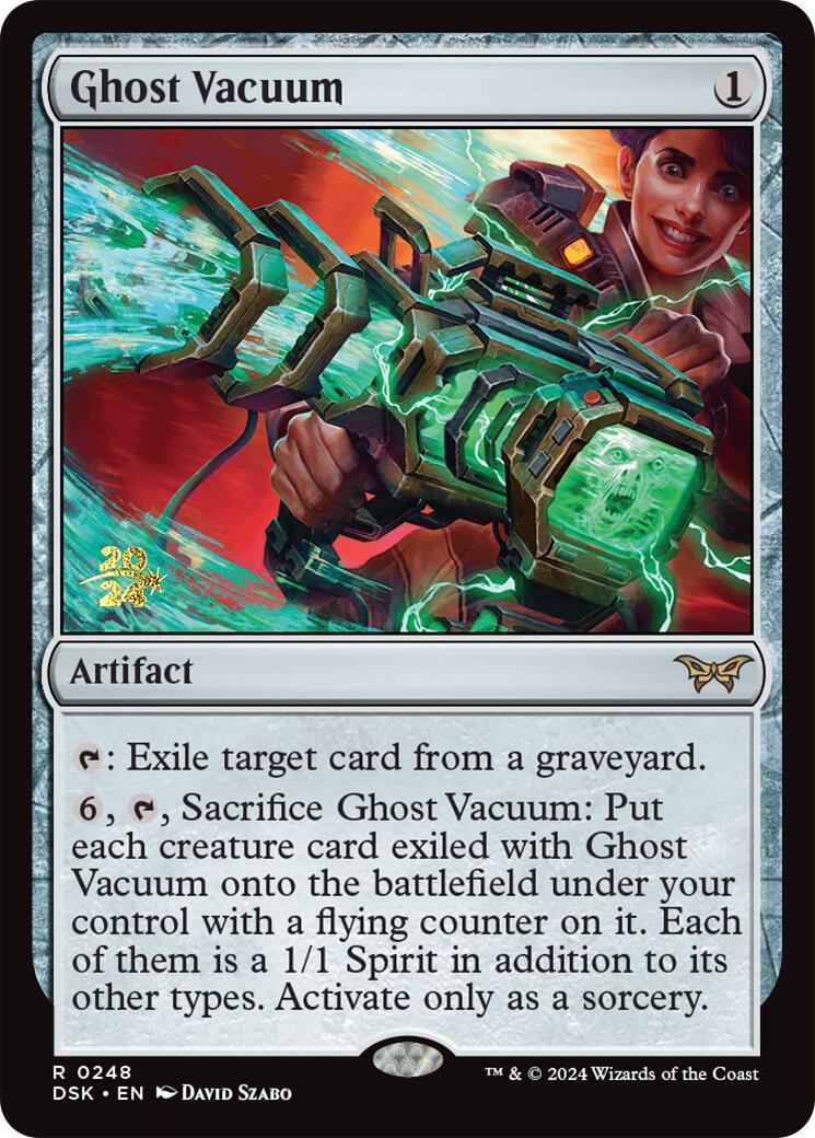 Ghost Vacuum [Duskmourn: House of Horror Prerelease Promos] | The Clever Kobold