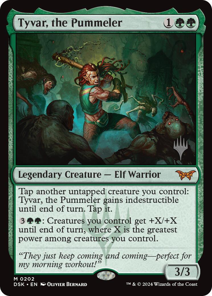 Tyvar, the Pummeler [Duskmourn: House of Horror Promos] | The Clever Kobold