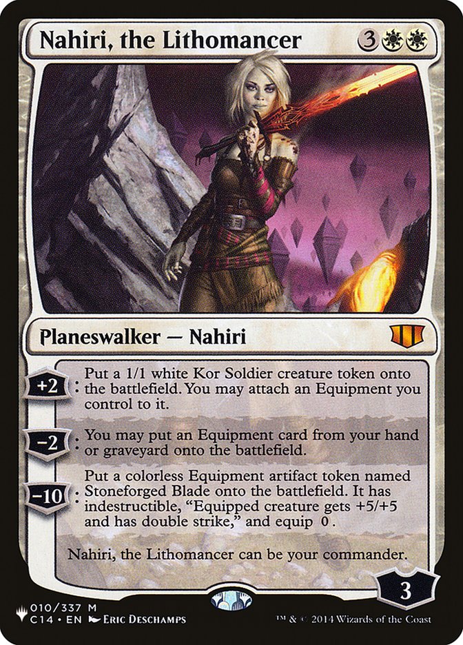 Nahiri, the Lithomancer [The List] | The Clever Kobold