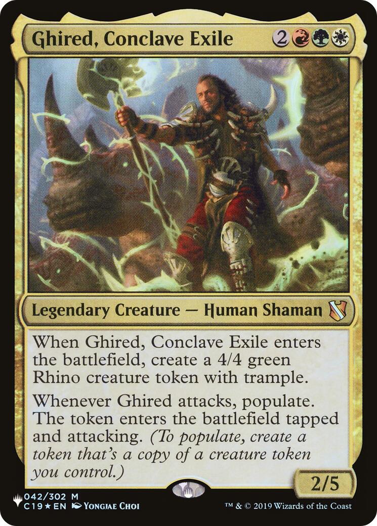 Ghired, Conclave Exile [LIST - 042/302]