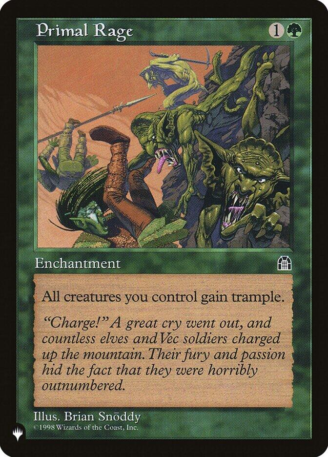 Primal Rage [LIST]