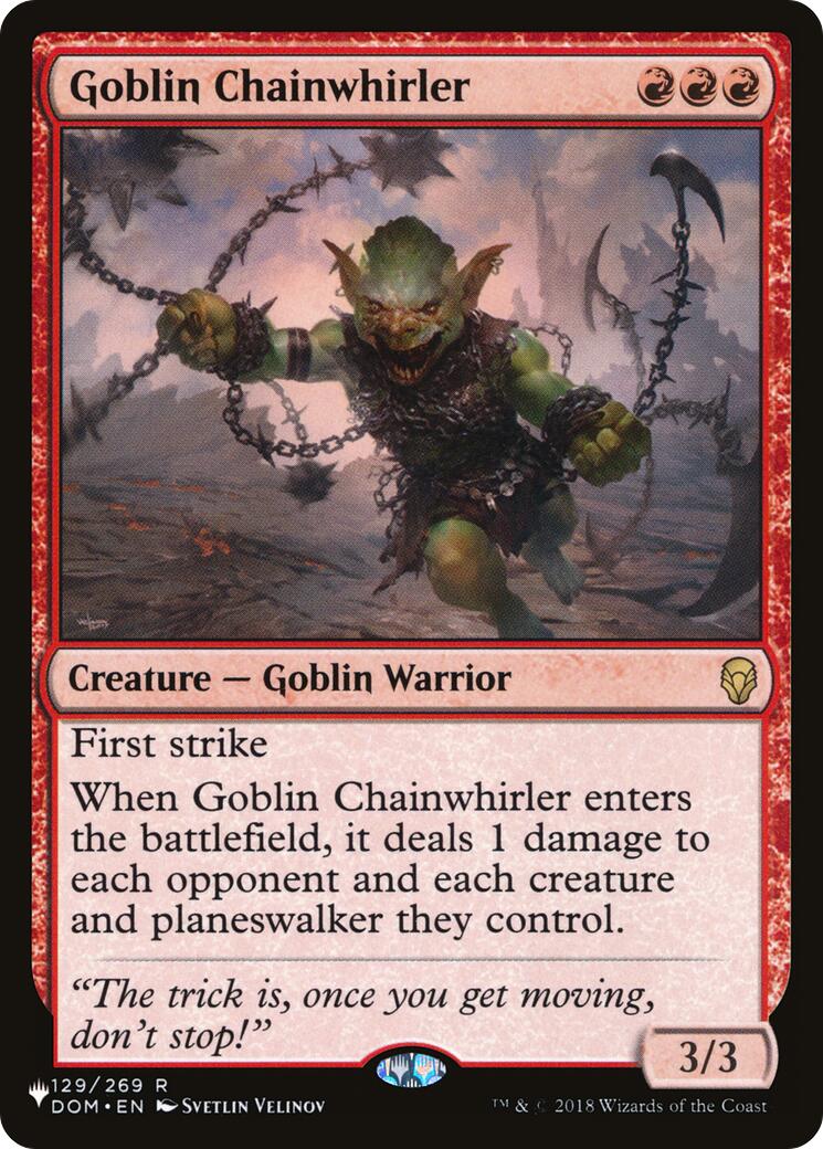 Goblin Chainwhirler [LIST - 129/269]