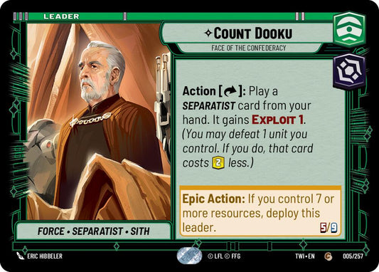 Count Dooku - Face of the Confederacy