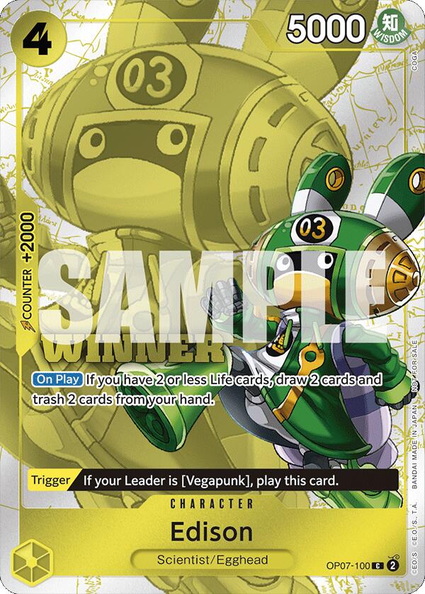 Edison (Winner Pack 2024 Oct.-Dec.) [OP-PR - OP07-100]