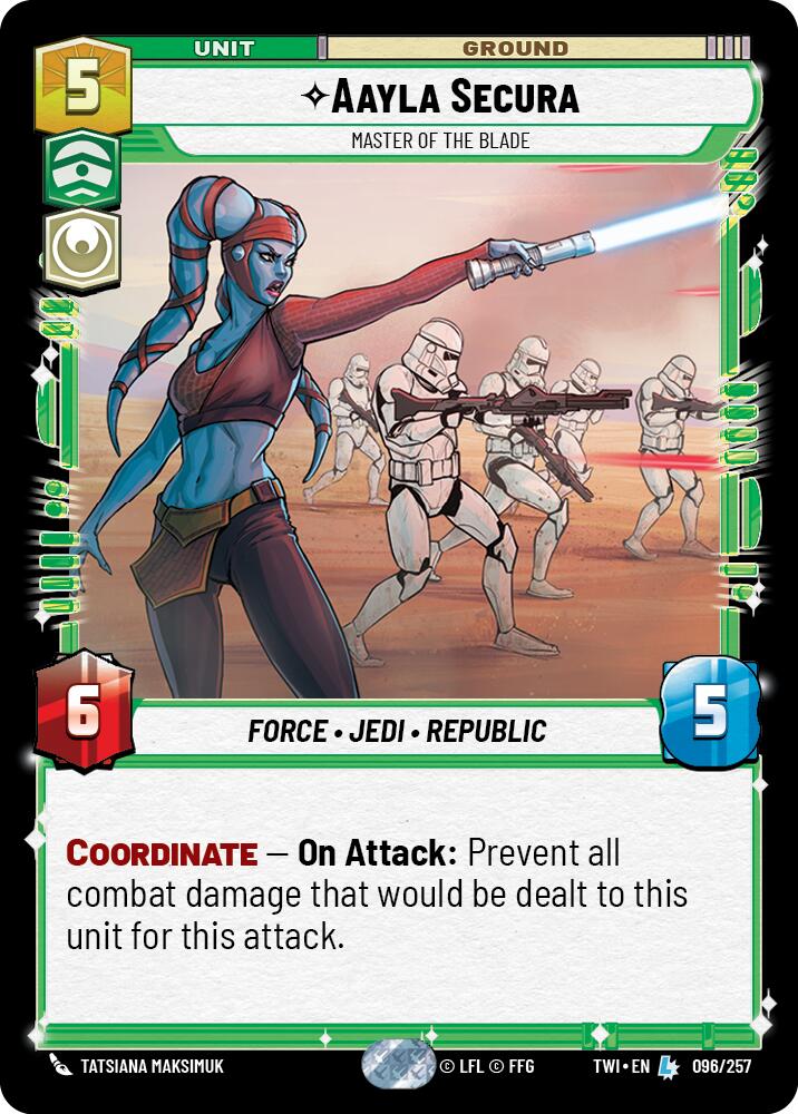 Aayla Secura - Master of the Blade [TWI - 096/257]