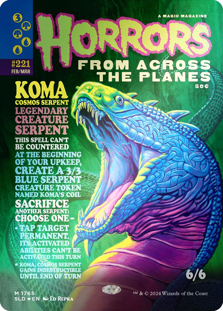 Koma, Cosmos Serpent (Rainbow Foil) [SLD - 1765]