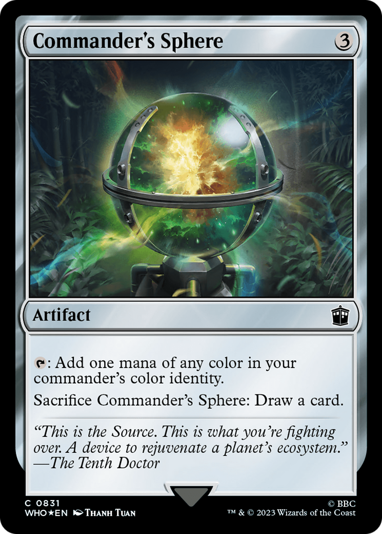 Commander's Sphere (Surge Foil) [Doctor Who] | The Clever Kobold