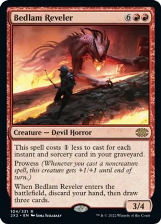 Bedlam Reveler [Double Masters 2022] | The Clever Kobold