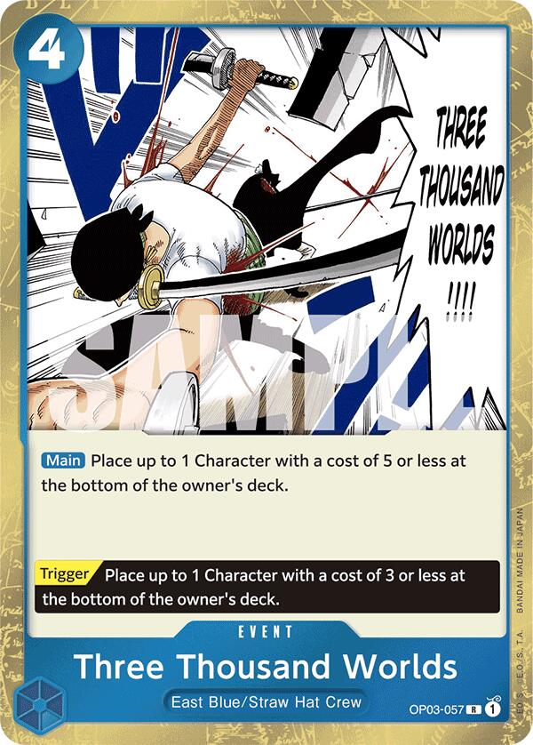 Three Thousand Worlds (Jolly Roger Foil) [PRB-01 - OP03-057]