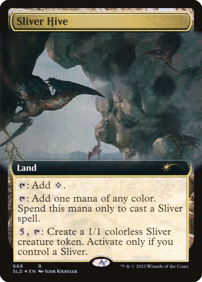 Sliver Hive (Extended Art) [Secret Lair Drop Promos] | The Clever Kobold