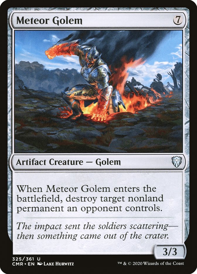 Meteor Golem (325) [Commander Legends] | The Clever Kobold