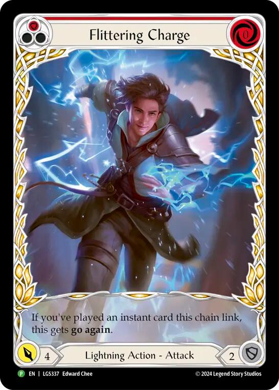 Flittering Charge (Red) (Extended Art) [PR - LGS337]