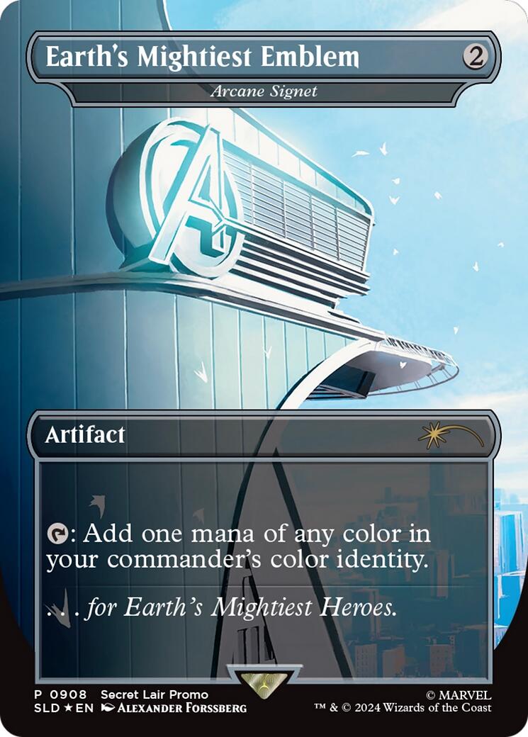 Earth's Mightiest Emblem - Arcane Signet (Rainbow Foil) [SLD - 908]