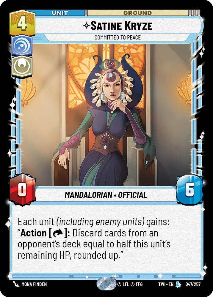 Satine Kryze - Committed to Peace [TWI - 047/257]
