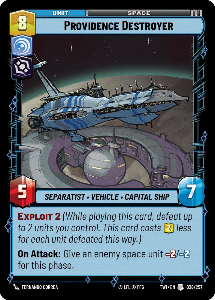 Providence Destroyer [TWI - 038/257]