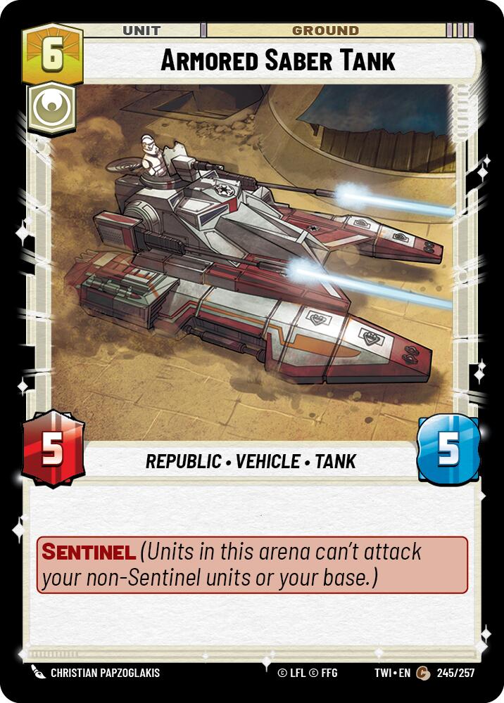 Armored Saber Tank [TWI - 245/257]