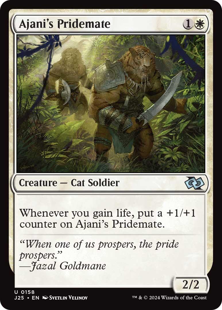 Ajani's Pridemate [Foundations Jumpstart] | The Clever Kobold