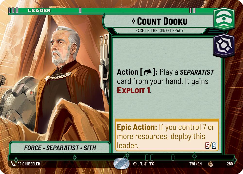 Count Dooku - Face of the Confederacy (Hyperspace)