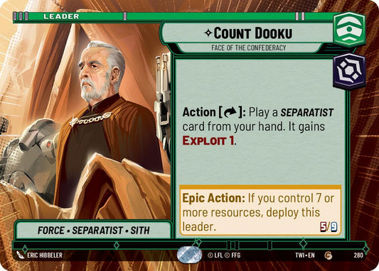 Count Dooku - Face of the Confederacy (Hyperspace)