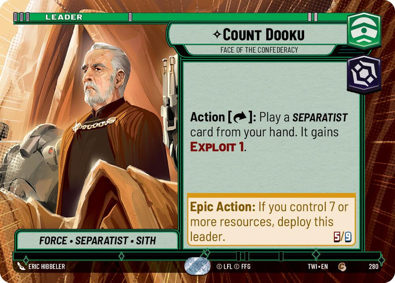 Count Dooku - Face of the Confederacy (Hyperspace)