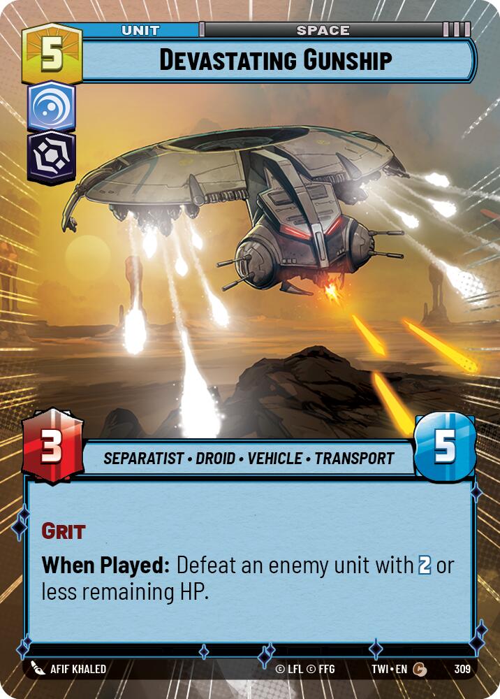 Devastating Gunship (Hyperspace) [TWI - 309]