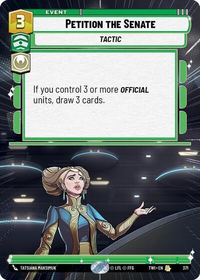 Petition the Senate (Hyperspace)