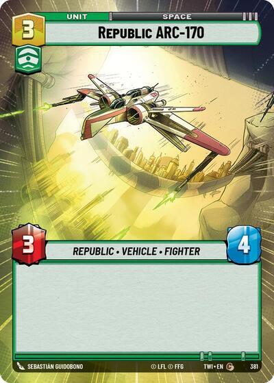 Republic ARC-170 (Hyperspace) [TWI - 381]