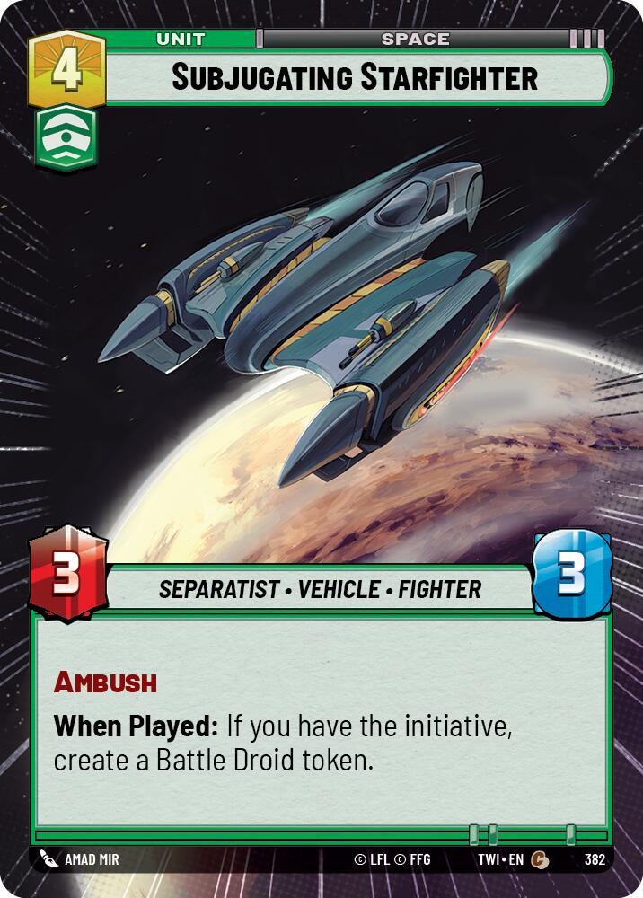 Subjugating Starfighter (Hyperspace) [TWI - 382]