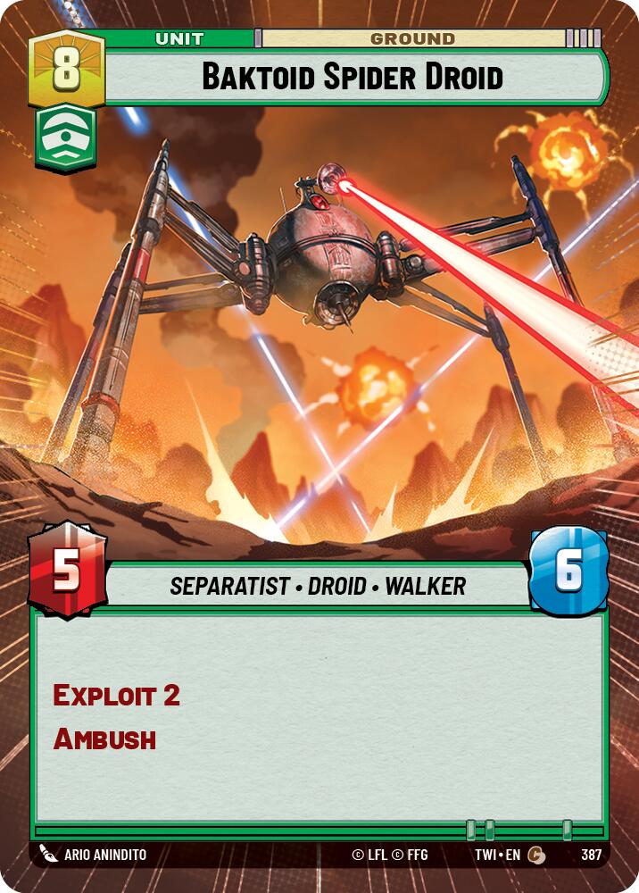 Baktoid Spider Droid (Hyperspace) [TWI - 387]