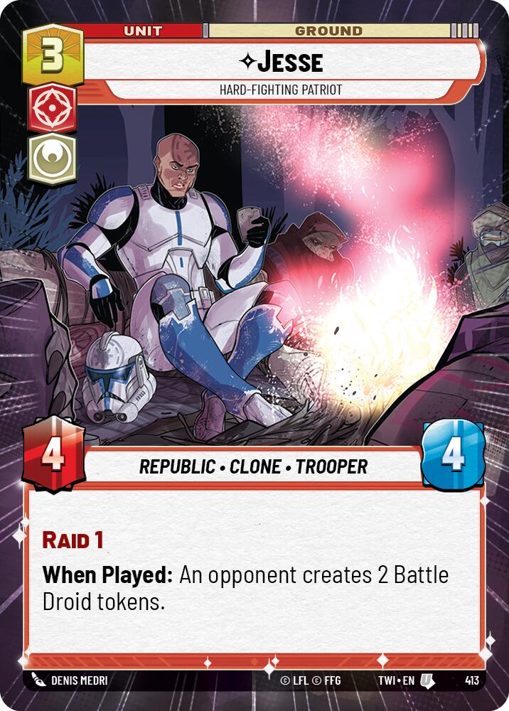 Jesse - Hard-Fighting Patriot (Hyperspace) [TWI - 413]