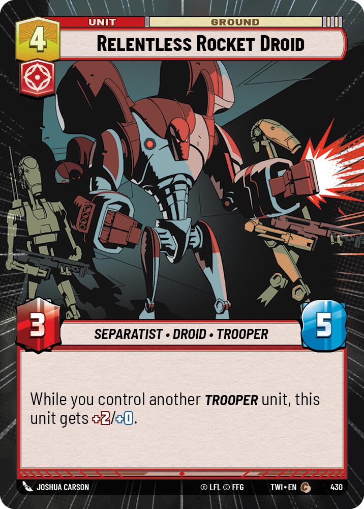 Relentless Rocket Droid (Hyperspace) [TWI - 430]