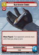 Old Access Codes (Hyperspace)