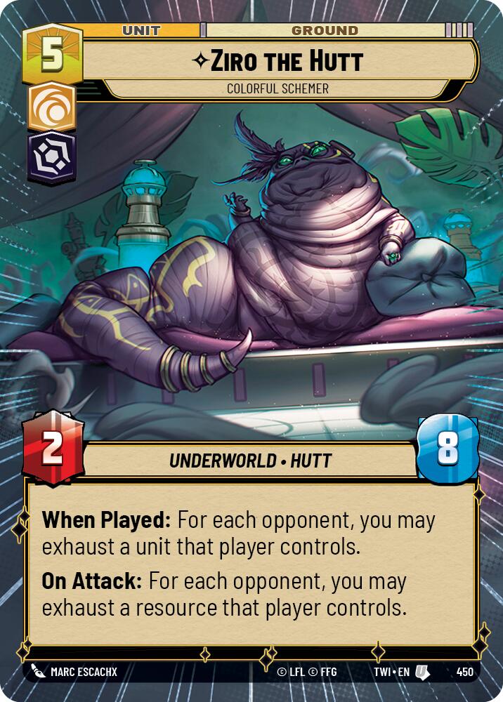 Ziro the Hutt - Colorful Schemer (Hyperspace) [TWI - 450]