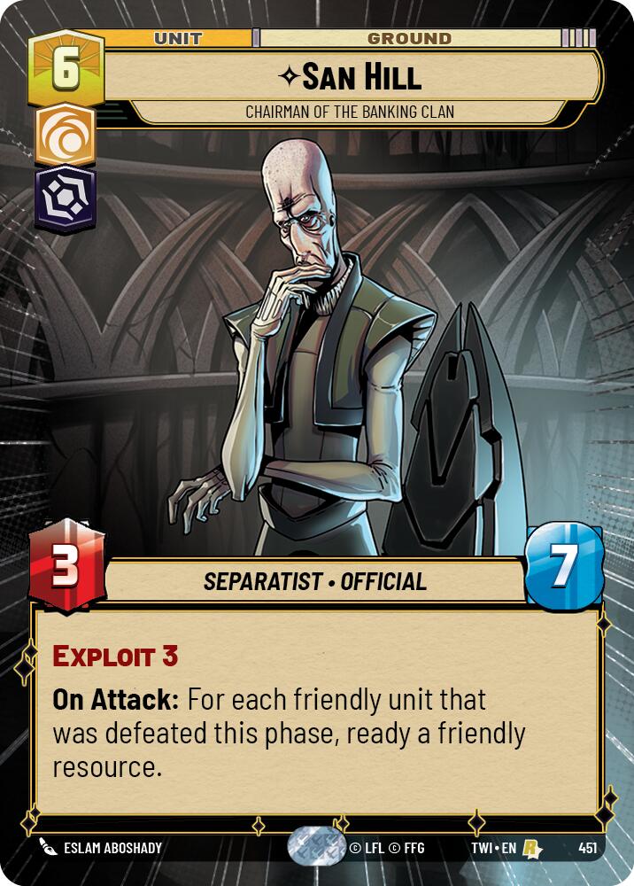 San Hill - Chairman of the Banking Clan (Hyperspace) [TWI - 451]