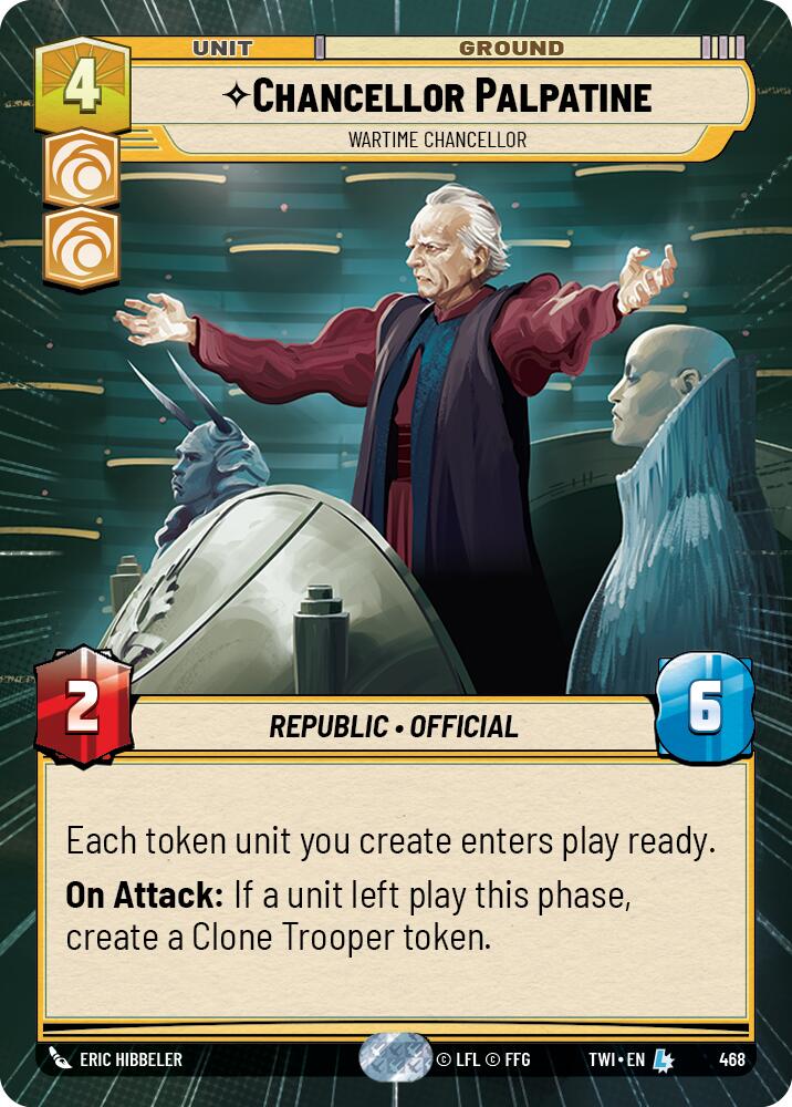 Chancellor Palpatine - Wartime Chancellor (Hyperspace) [TWI - 468]