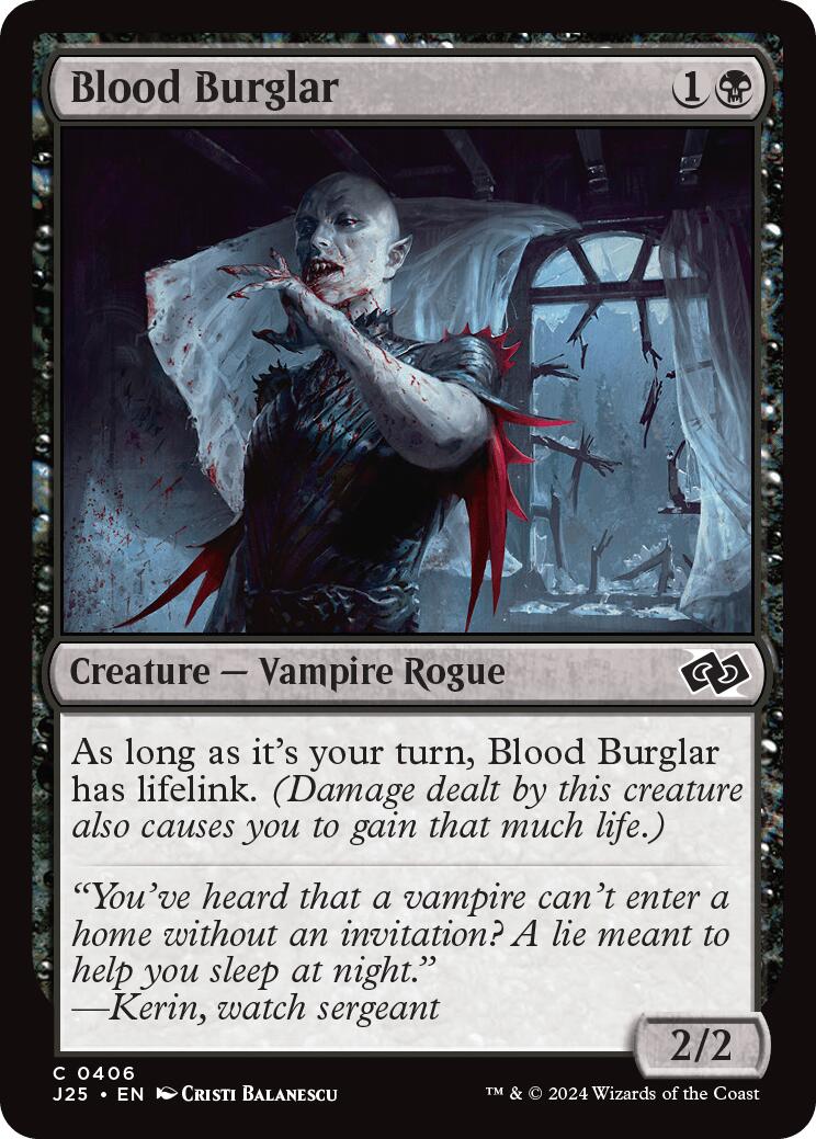 Blood Burglar [J25 - 406]