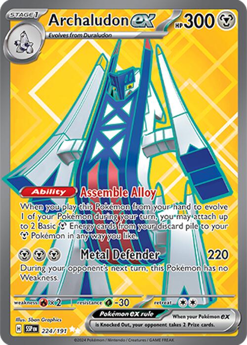 Archaludon ex (224/191) [Scarlet & Violet: Surging Sparks] | The Clever Kobold